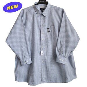 20 34/35 Traveler Shirt Blue Check Yellow White Jos A Bank New Mens Size Point